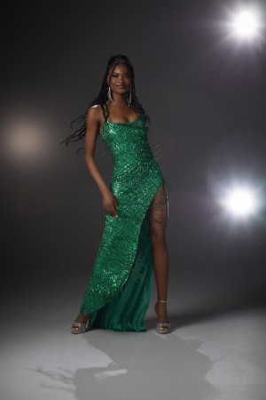 Morilee 48077 Sequin and Fringe Fun Prom Dress