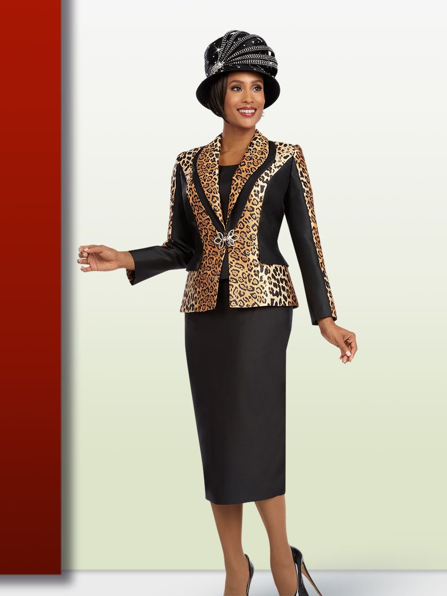 ben marc 48081 womens leopard print church suit french coupon designs