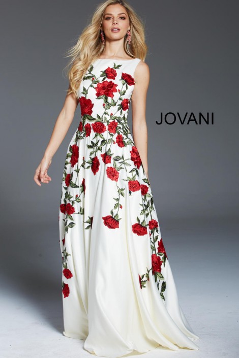 floral evening gowns