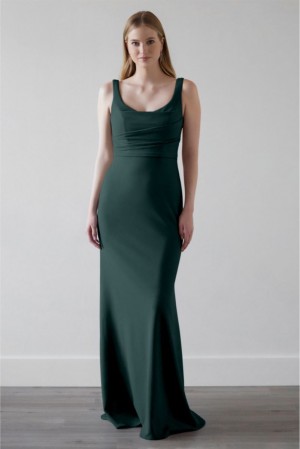 Watters Jaeger 4850 Scoop Neck Bridesmaid Dress