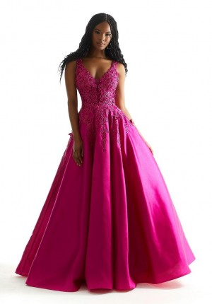 Morilee 49044 Classic Sequin Floral Prom Dress
