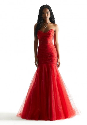 Morilee 49046 Fierce Crystal Beaded Mermaid Dress