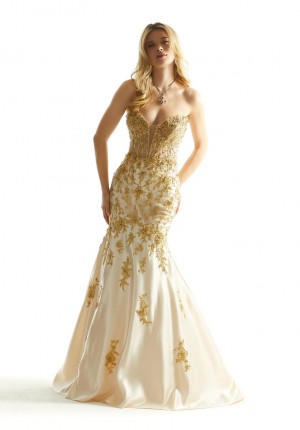Morilee 49060 Gorgeous Floral Beaded Mermaid Dress