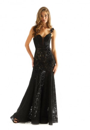 Morilee 49062 Breathtaking Beaded Lace Prom Dress