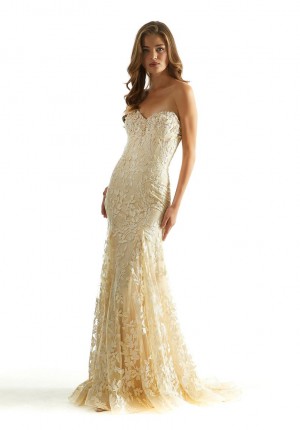 Morilee 49079 Allover Embroidered Mermaid Dress