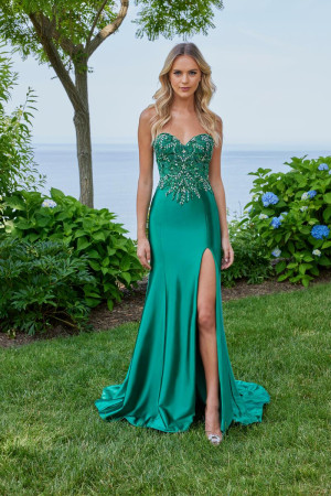 Morilee 49147 Glowing Shiny Jersey Prom Dress