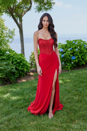 Morilee 49151 Sophisticated Beaded Jersey Prom Dress