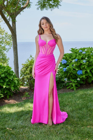 Morilee 49157 Couture Glitter Jersey Prom Dress