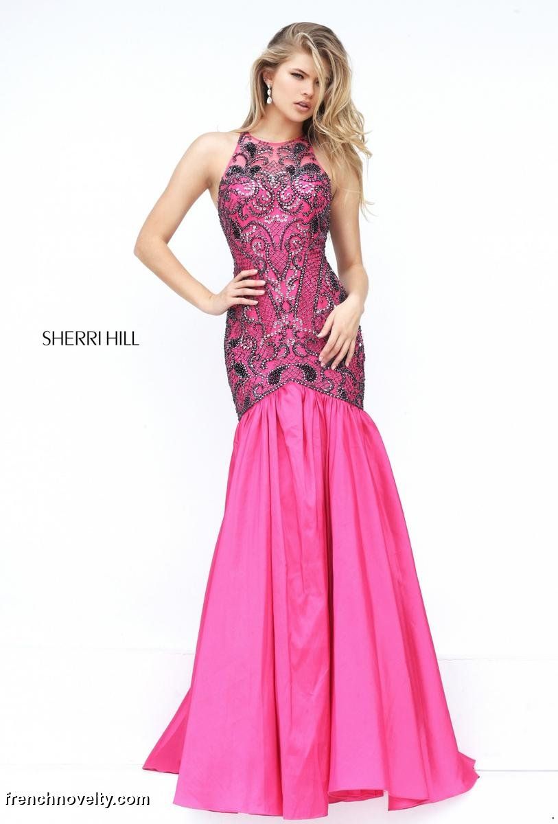 French Novelty: Sherri Hill 50111 Beaded Mermaid Prom Dress