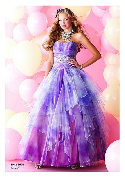 rapunzel prom dress