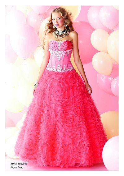 sleeping beauty prom dress