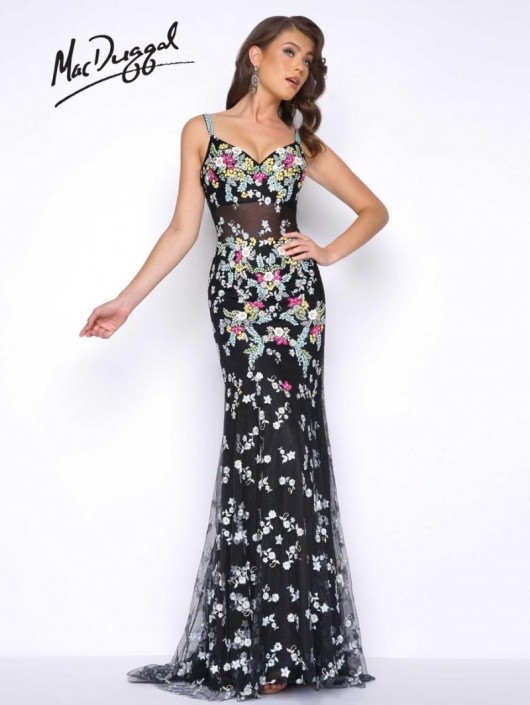 mac duggal floral gown