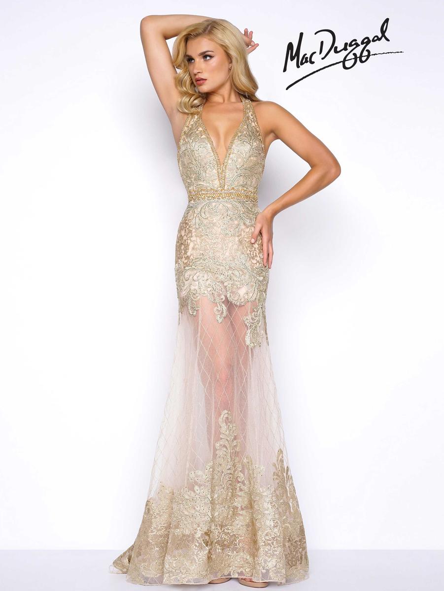 mac duggal romper dress