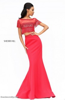 Red Fringe Evening Dresses