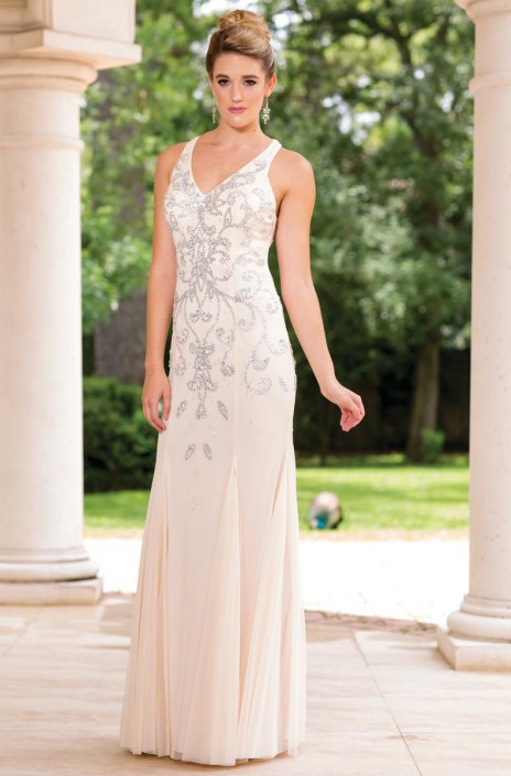 Prom Dress Champagne Sean Collection