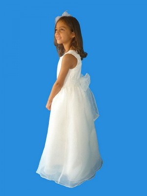 Rosebud Fashions 5105 Flower Girls Dress with Pearls