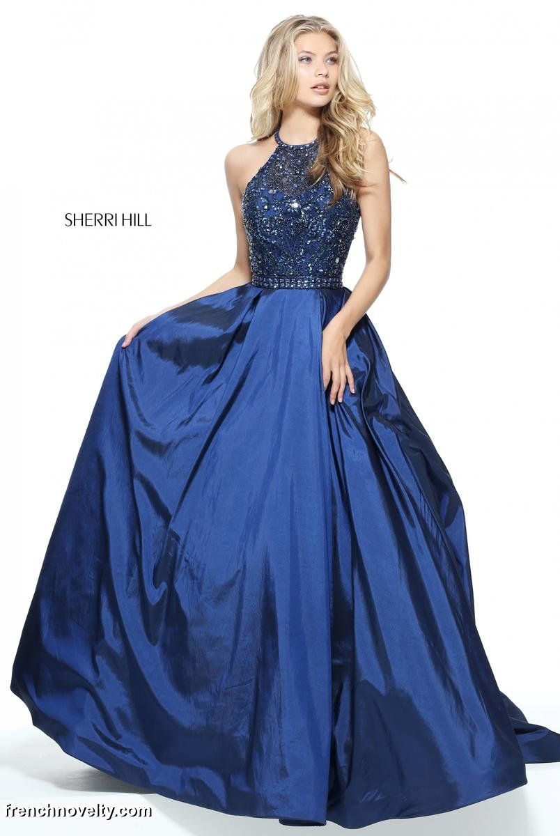 halter ball gown
