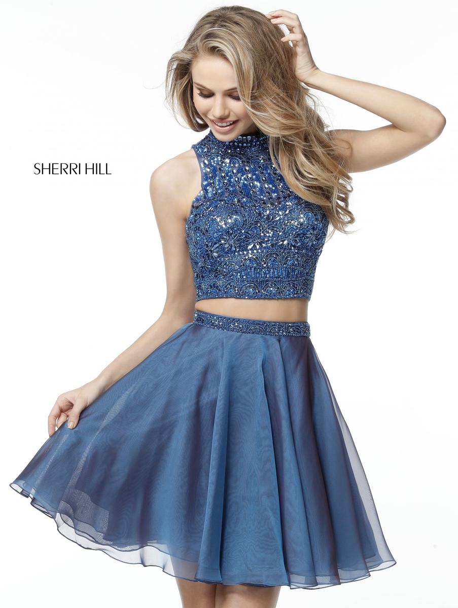 French Novelty: Sherri Hill 51296 Short 2 Piece Homecoming Dress