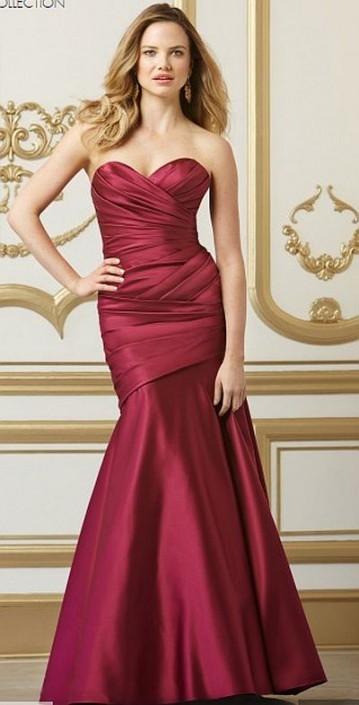 Satin Mermaid Bridesmaid Dresses
