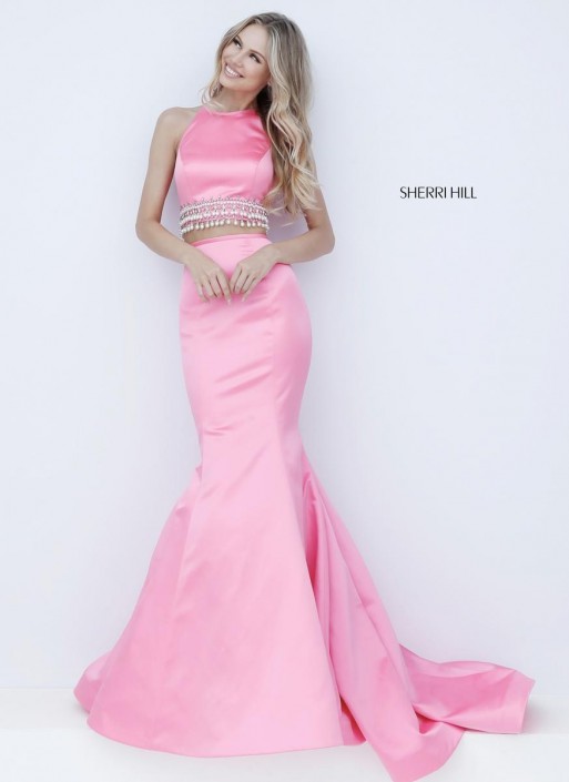 sherri hill pink dress