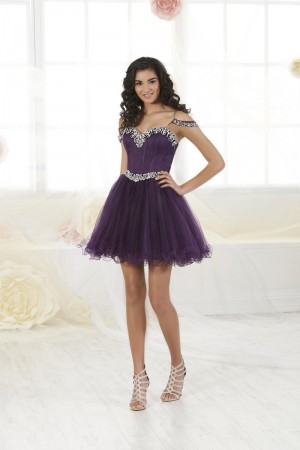 Damas by Tiffany 52427 Short Corset Dress