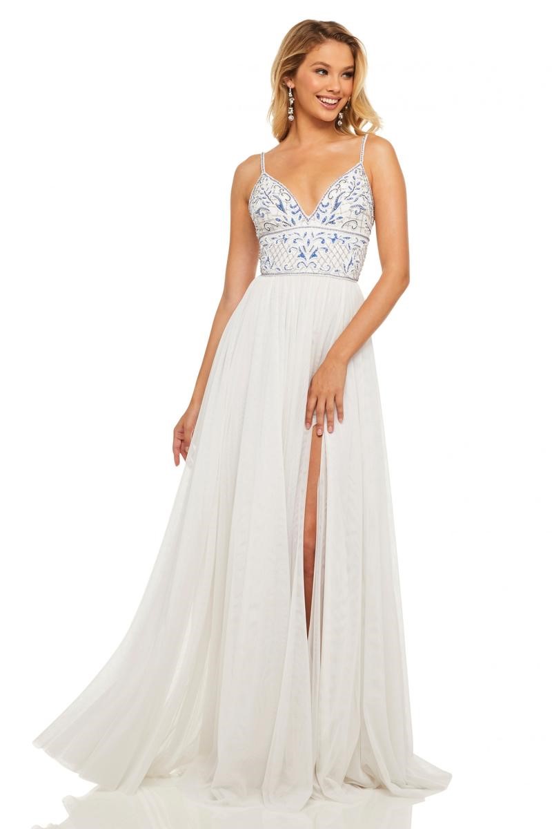 embellished formal gown