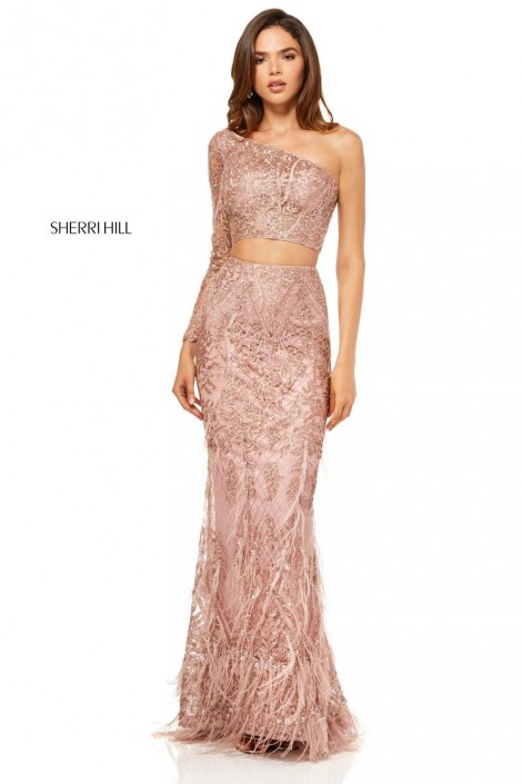 rose gold 2 piece outfit