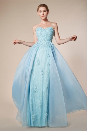 Andrea and Leo 5261 Floral 3-D Gown