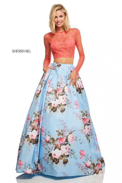 sherri hill long sleeve prom dresses