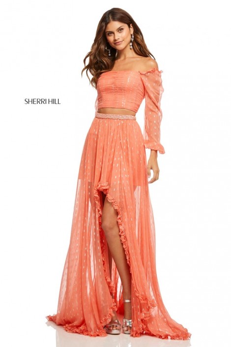 sherri hill long sleeve prom dresses
