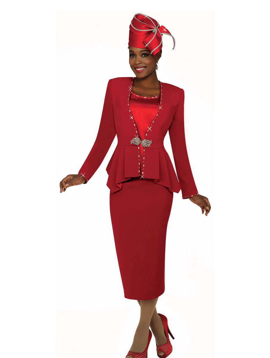 Ben Marc Fifth Sunday 52770 Womens Fashion Church Suit - French Novelty