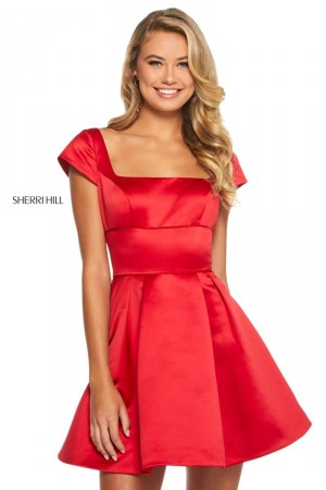 Sherri Hill 53210 Cap Sleeve Short Dress