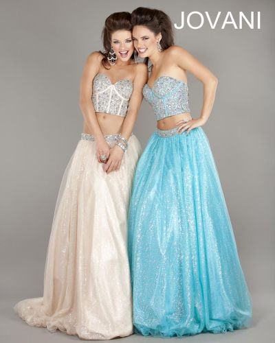 glitzy formal dresses