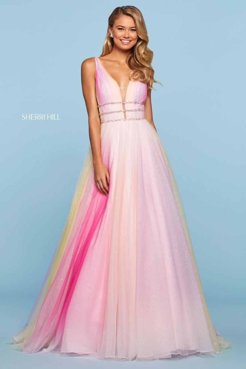 sherri hill glitter ball gown
