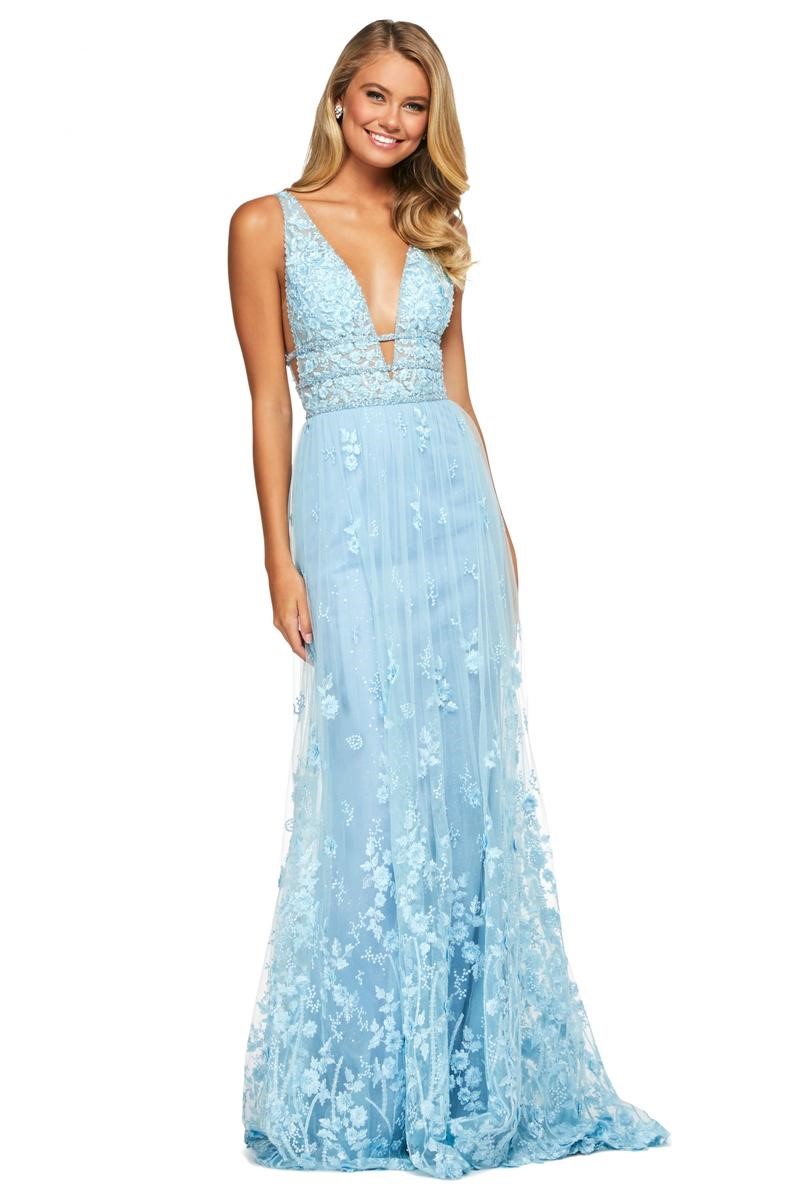 sherri hill baby blue