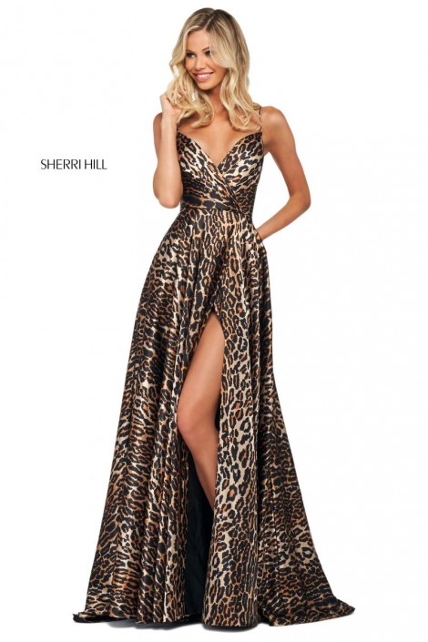 animal print homecoming dresses