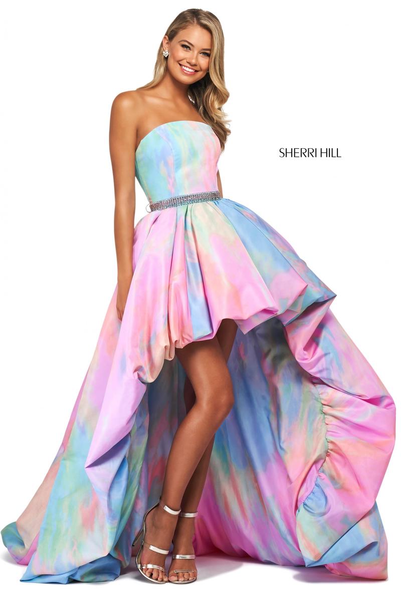 sherri hill tie dye
