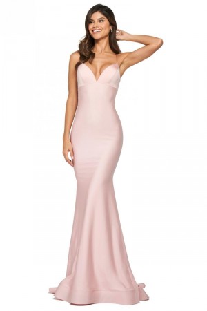 Sherri Hill 53879 Stretch Satin Prom Dress