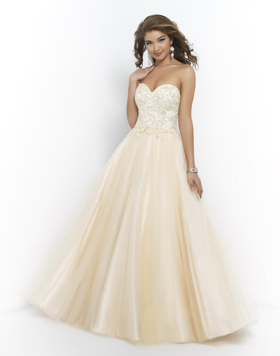 blush pink ball gowns