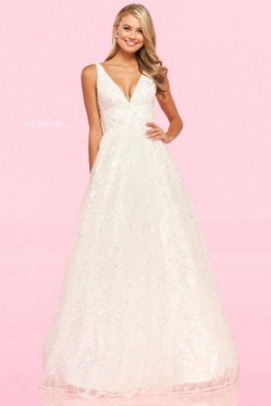 Sherri Hill 54177 Sequin Lace Ball Gown