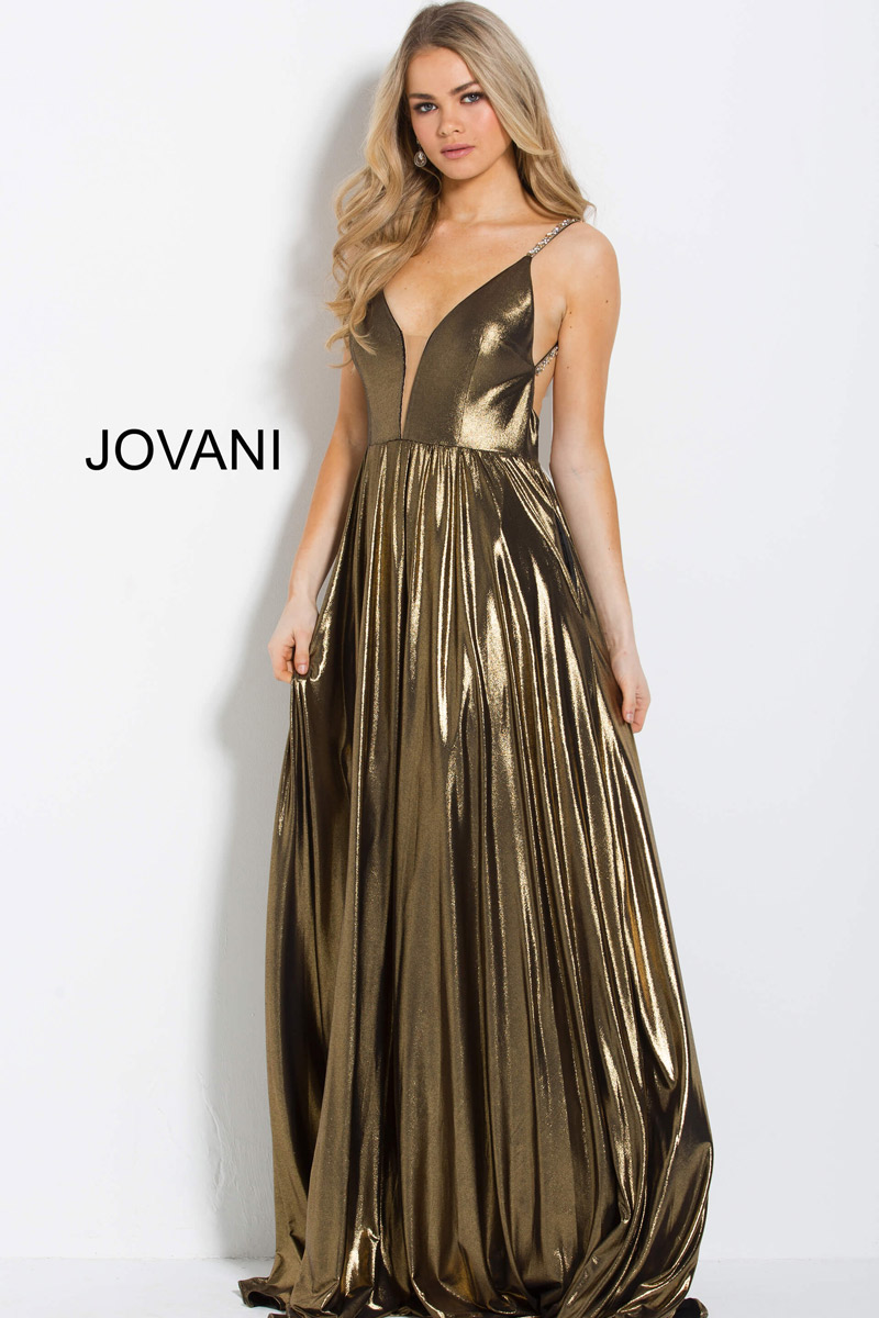 jovani gold gown