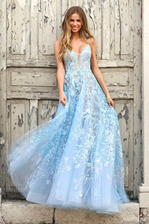 Sherri Hill 55009 Delicate Floral Embellished Gown