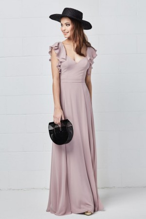 Watters Pippa 5502 Ruffle Sleeve Bridesmaid Dress
