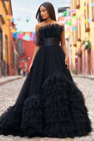 Sherri Hill 55323 Ruffled Ball Gown
