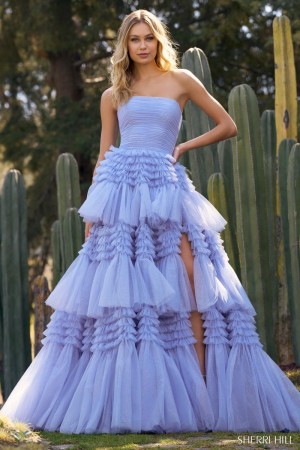 Sherri Hill 55677 Tiered Ruffle Pageant Dress