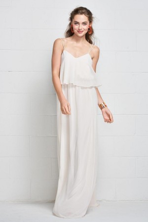 Size 10 Shell Pink Wtoo 558 Chiffon Bridesmaid Dress