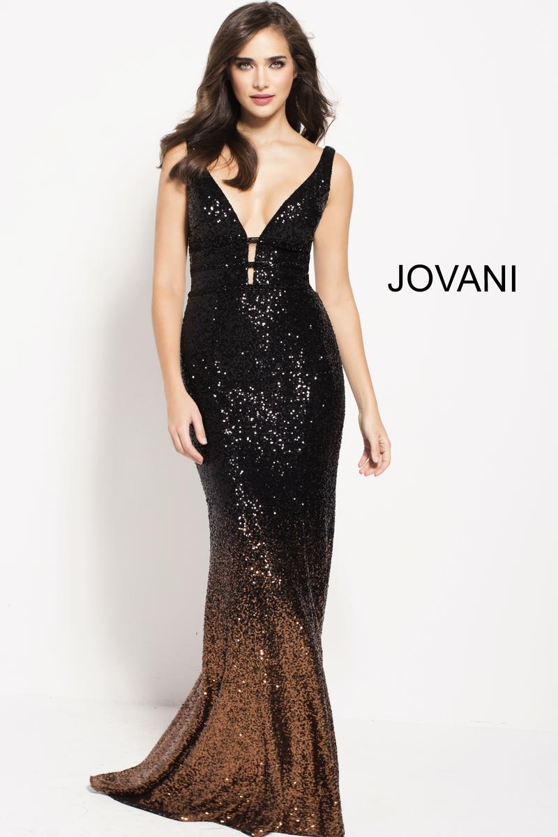 ombre sequin gown