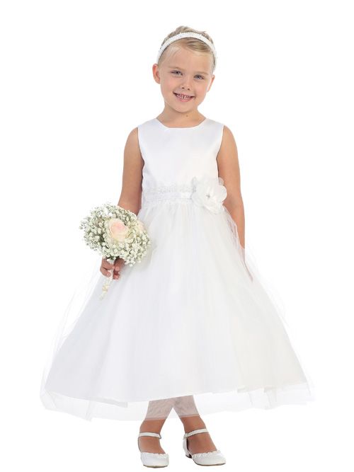 Girls Tea Length Dress