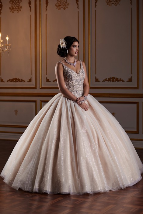 modern ball gown