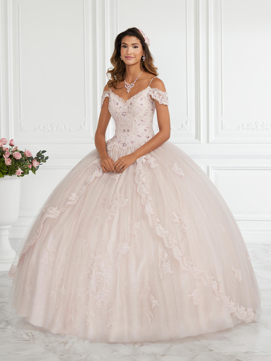 cold shoulder ball gown